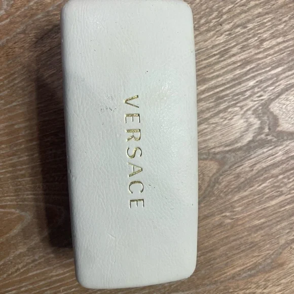 Versace Gold Frame Sunglasses with Brown Lenses